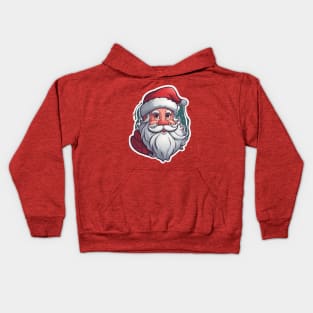 Christmas 2024 Santa Claus Design Kids Hoodie